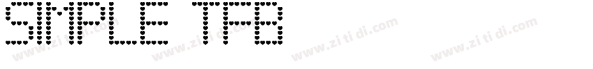 Simple tfb字体转换